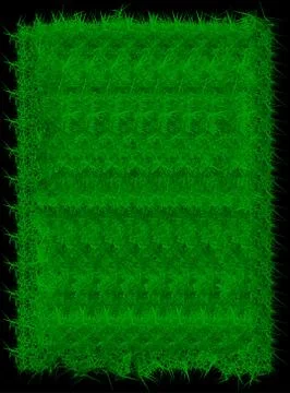 Rectangle green grass banner. vector background Illustrazione stock