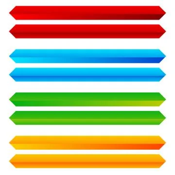 Rectangle horizontal bright, colorful button, banner backgrounds with empty s Stockillustratie