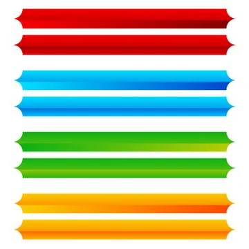 Rectangle horizontal bright, colorful button, banner backgrounds with empty s Ilustración de archivo