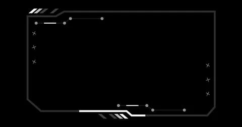 Rectangle hud interface dynamic moving shapes. Stream starting bg. Technolo.. Stock Illustration