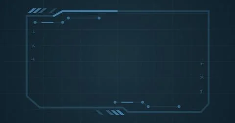 Rectangle hud interface dynamic moving shapes. Stream starting bg. Technolo.. 스톡 일러스트