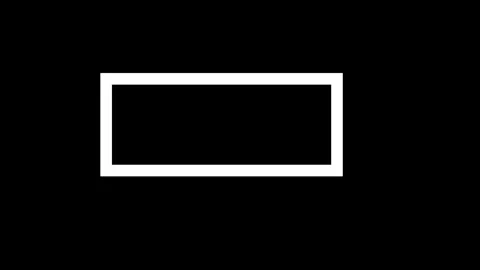 Rectangle icon animated video Stock Footage 294691803