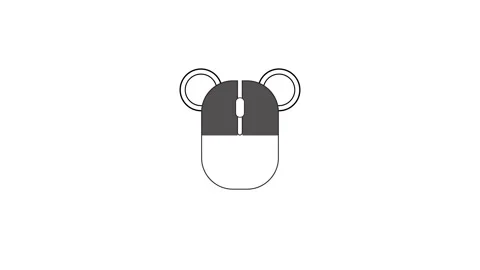 Rectangle icon representing a double finger tap animation Stock Footage 335223084