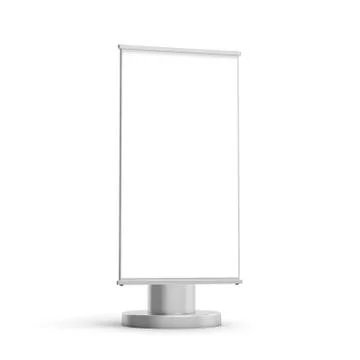 Rectangle light box mockup Illustrazione stock