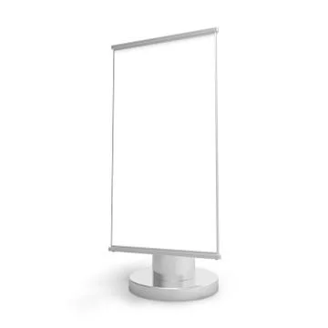 Rectangle light box mockup Illustrazione stock