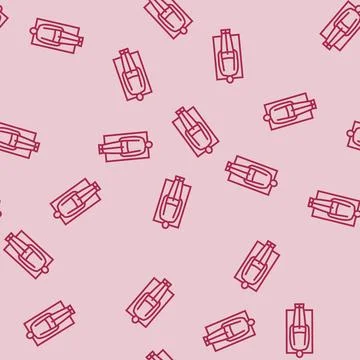 Rectangle male body type line seamless pattern Stockillustratie
