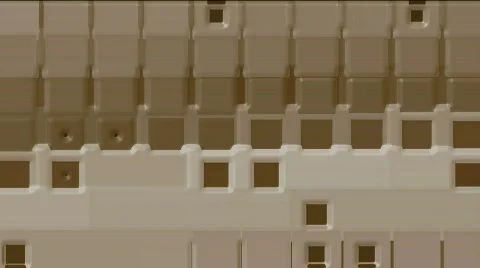 Rectangle matrix chocolate pattern luster element ray rhythm array texture. Stock Footage 798745