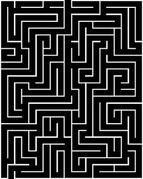 Rectangle maze isolated Stock Illustration