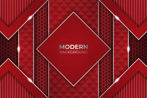 Rectangle Modern Glow Maroon Background with Glow Effect Stock Illustration