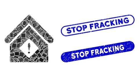 Rectangle Mosaic Problem Building with Distress Stop Fracking Seals Ilustración de archivo