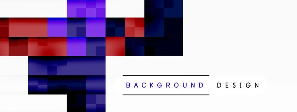 Rectangle pattern with azure, magenta, and violet on white border イラスト素材