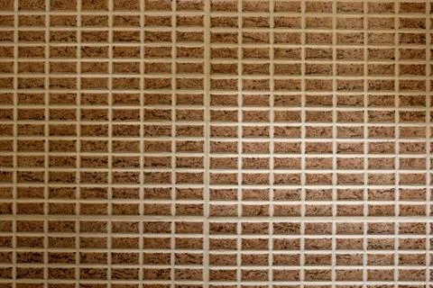 Rectangle pattern in beige color. Bathroom or kitchen tiles 스톡 사진