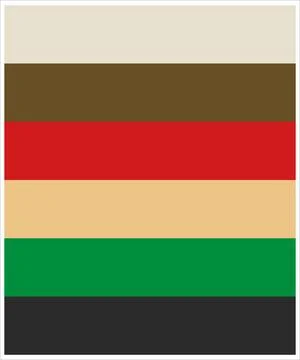 Rectangle pattern full color in a horizontal form Stockillustratie