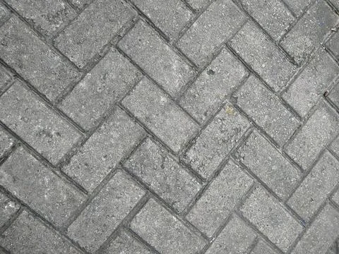 Rectangle paving cobble stone on sidewalk 写真素材
