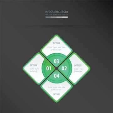 Rectangle presentation    neon green Stock Illustration