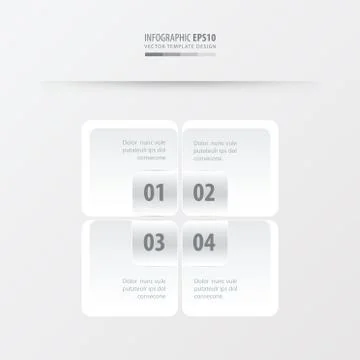 Rectangle presentation template Stock Illustration