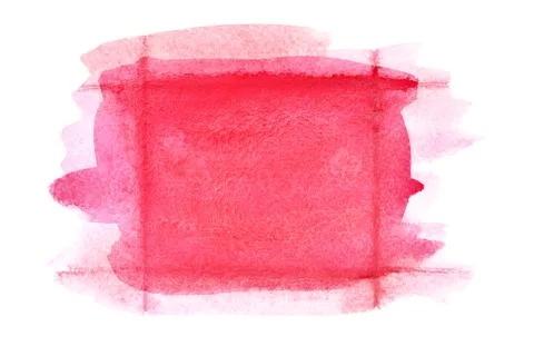 Rectangle red watercolor frame 写真素材