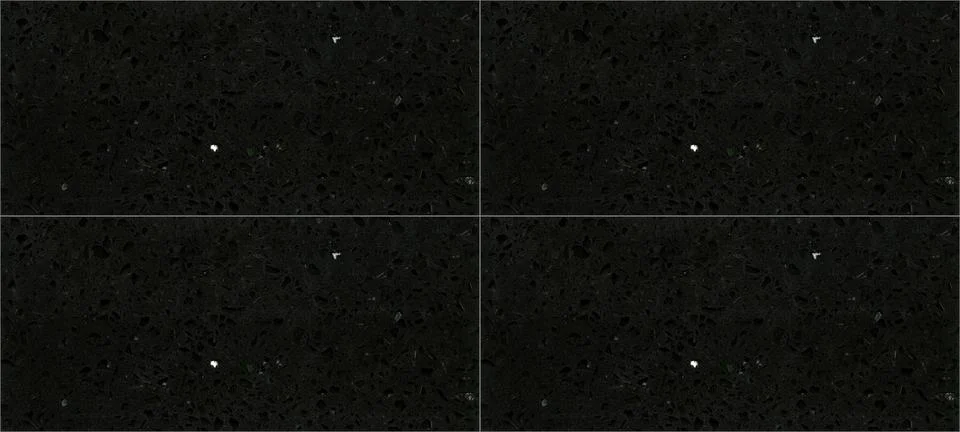 Rectangle seamless black quartz ceramic mosaic tile texture background Stock Photos