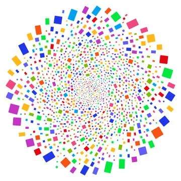 Rectangle Shape Cycle Bang Stock Illustration