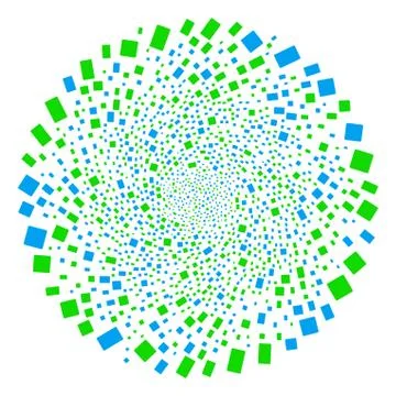 Rectangle Shape Cycle Twist Stock Illustration