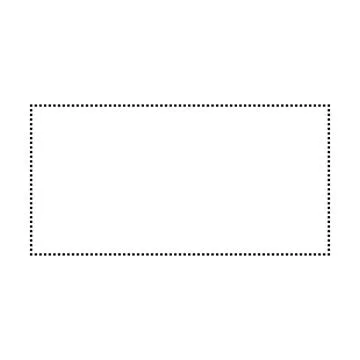 Rectangle shape dashed icon vector symbol for creative graphic design ui element 스톡 일러스트