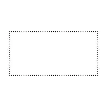 Rectangle shape dotted icon vector symbol for creative graphic element Illustrazione stock
