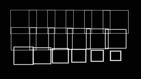 Rectangle Shape Elements with Alpha Channel. Stock Footage 114124172