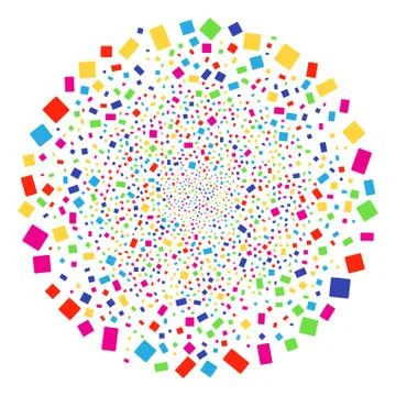 Rectangle Shape Festival Sphere Stock Illustration