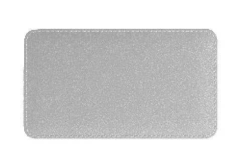Rectangle shape frame with halftone dot pattern overlay. Stock Illustration