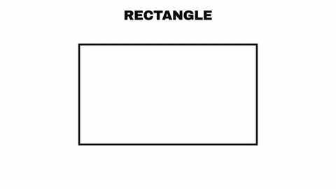 Rectangle Shape Geometry Element Illustration Stock Footage 314476899