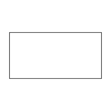 Rectangle shape icon vector outline stroke symbol for creative graphic design イラスト素材