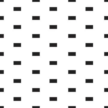 Rectangle shape pattern vector seamless doodle black and white abstract Stock Illustration