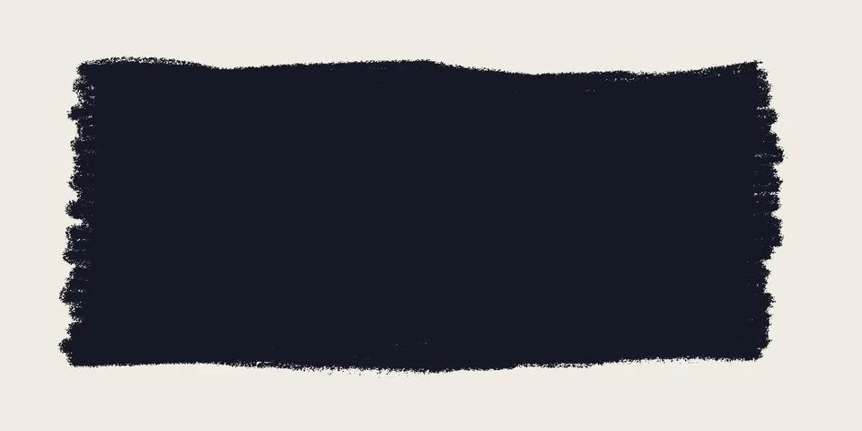 Rectangle shape with rough torn edges. Grunge style black square frame with 스톡 일러스트