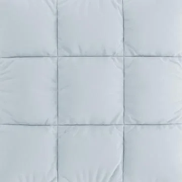 A rectangle shape soft cloth light blue panel. 3d rendering Stock Illustration