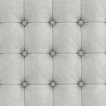 A rectangle shape soft cloth panel witch button. 3d rendering Stock Illustration