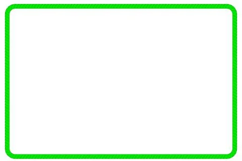 Rectangle shape, Vector  frame from green rope for your element design Illustrazione stock