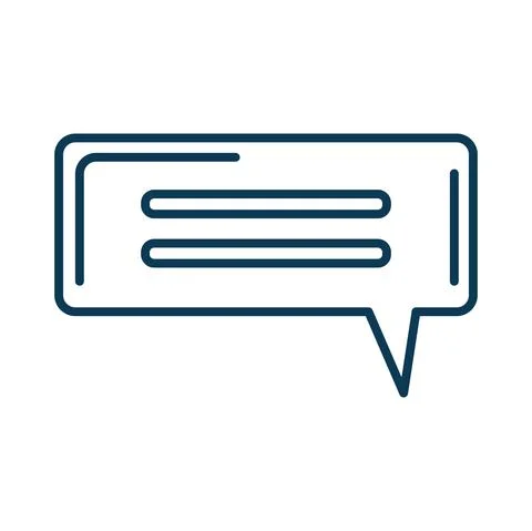 Rectangle speech bubble Illustrazione stock