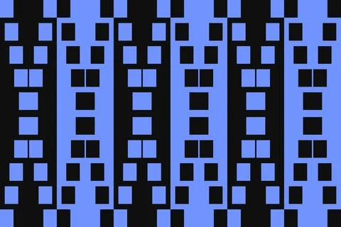 Rectangle Square Blue Geometric Pattern Background 库存插图