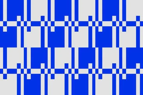 Rectangle Square Blue Geometric Pattern Background Illustrazione stock