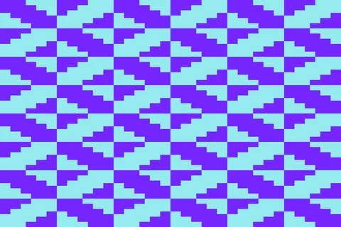 Rectangle Square Blue Geometric Pattern Background Stock Illustration