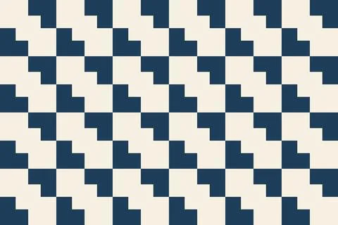 Rectangle Square Blue Geometric Pattern Background Stock Illustration