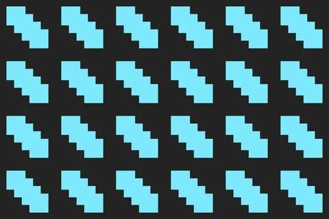 Rectangle Square Blue Geometric Pattern Background Illustrazione stock