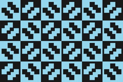 Rectangle Square Blue Geometric Pattern Background Illustrazione stock