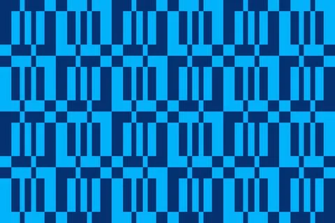 Rectangle Square Blue Geometric Pattern Background Illustrazione stock