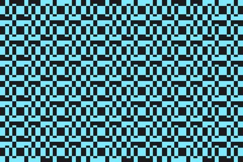 Rectangle Square Blue Geometric Pattern Background Stock Illustration
