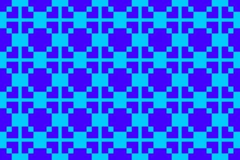 Rectangle Square Blue Geometric Pattern Background Stock Illustration