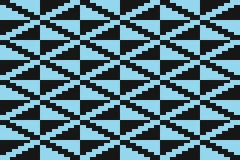 Rectangle Square Blue Geometric Pattern Background Stock Illustration