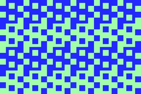 Rectangle Square Blue Geometric Pattern Background Stock Illustration