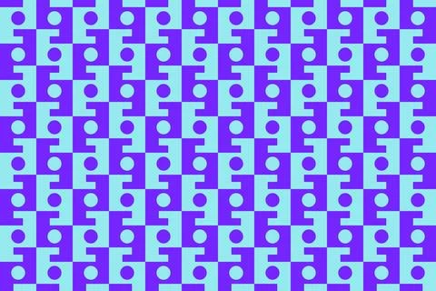 Rectangle Square Blue Geometric Pattern Background Stock Illustration