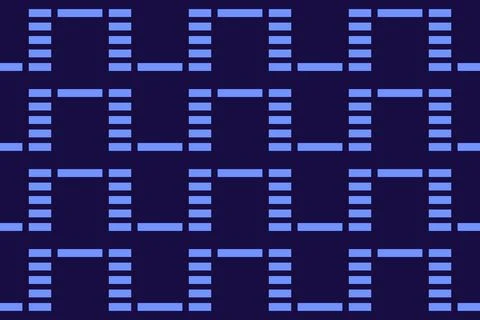 Rectangle Square Blue Geometric Pattern Background Stock Illustration